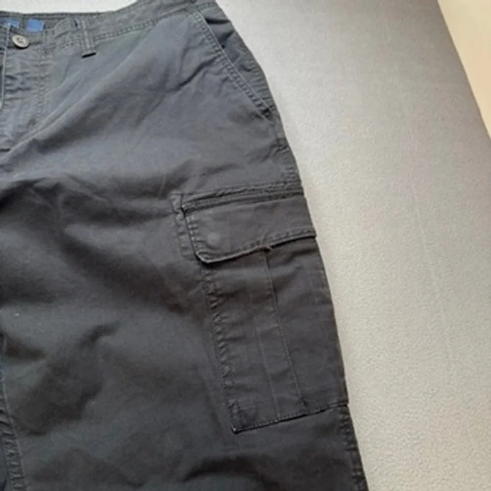 American Eagle Flex Cargo Pants Straight Fit 40x32 (FIT 39x30) Black Tactical
